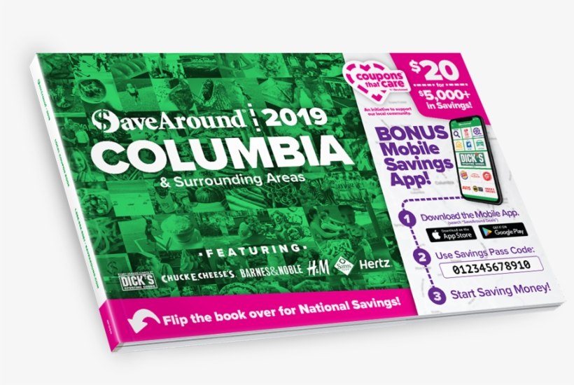 Columbia & Surrounding Areas, Sc 2019 Savearound<sup>®</sup> - Save Around Spokane Coupon Book, transparent png download