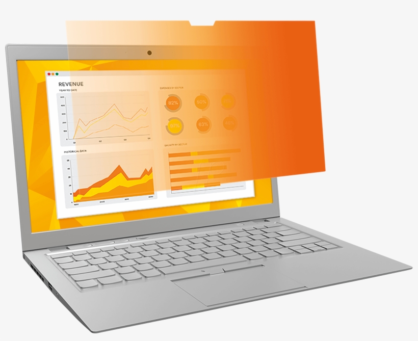 Gf125w9b Privacy Filter For - 3m Gold Privacy Filter For 14 Widescreen Laptop, transparent png download