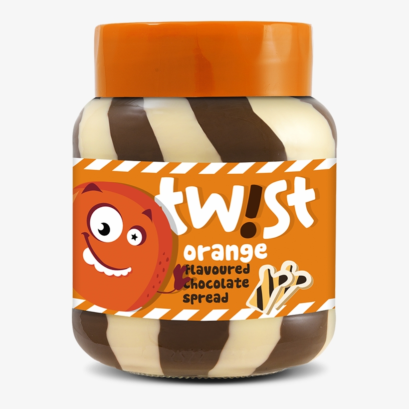 Twist Orange - Banana Chocolate Paste, transparent png download