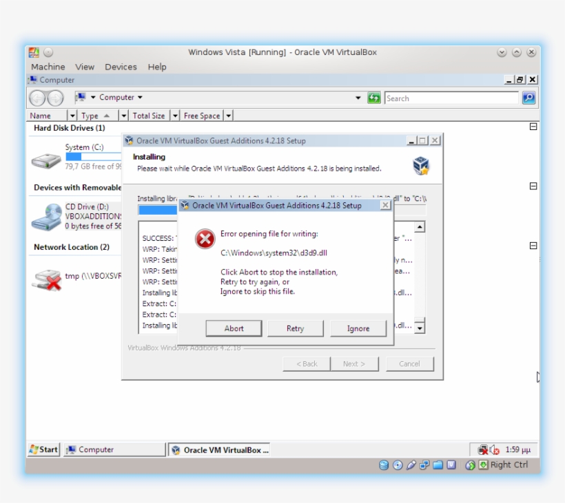 Winvista Guest Addition Install Error - Wastenotime Safari, transparent png download