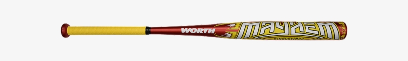Worth Mayhem Softball Bat 34 Inch 26 Oz 2 1/4" Nsa - Softball, transparent png download