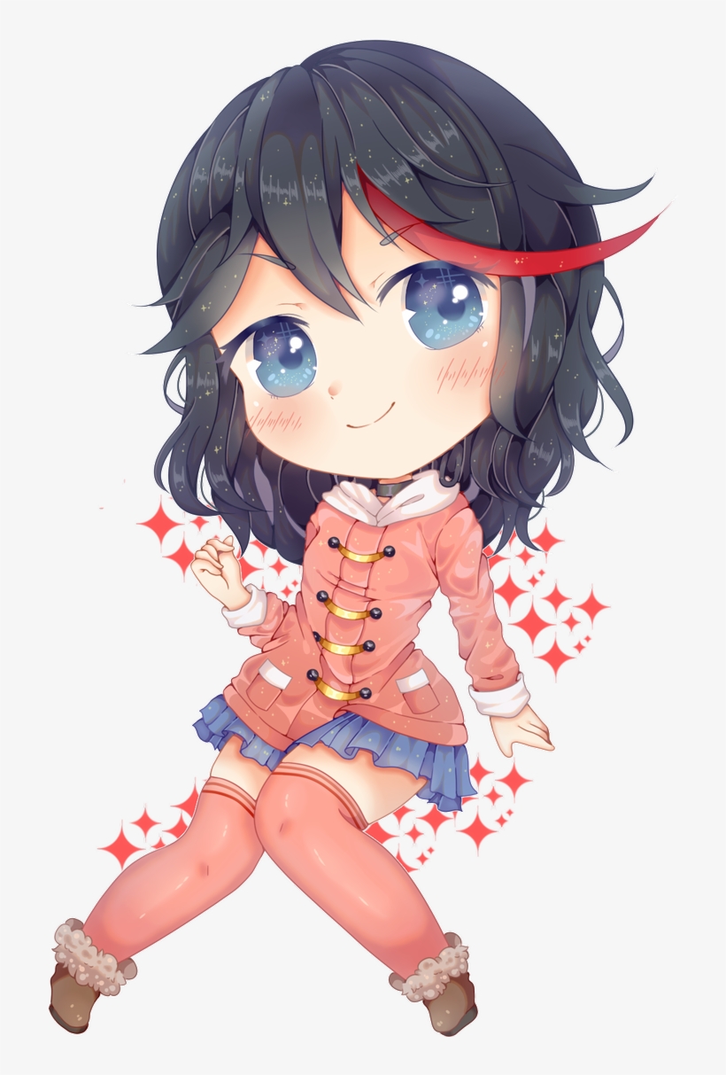 Alukoe Commission For Dan On Discord He Wanted Ryuko - Cartoon, transparent png download