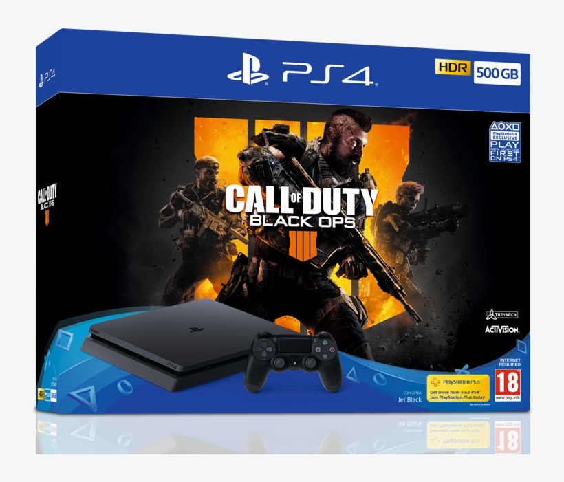 Call Of Duty - Ps4 Slim Call Of Duty Black Ops 4, transparent png download
