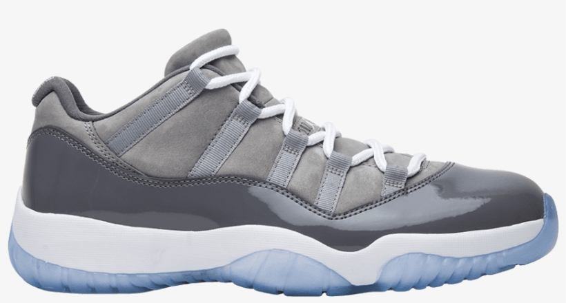 Air Jordan 11 Retro Low 'cool Grey' - Air Jordan, transparent png download