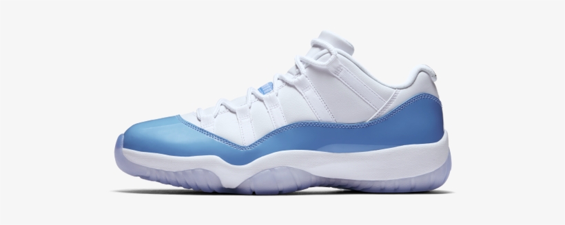 Air Jordan 11 Retro Low - Jordan 11 Tar Heels, transparent png download