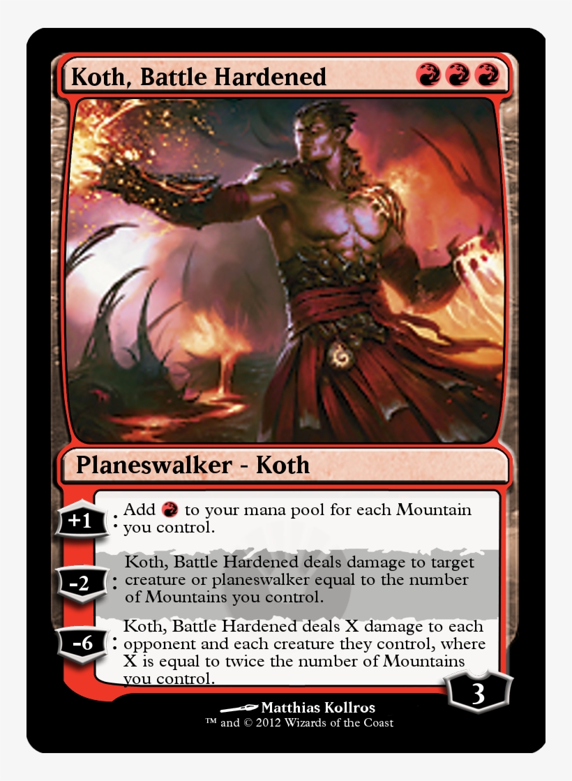 Kothbattlehardened - - - Magic The Gathering Lucifer, transparent png download