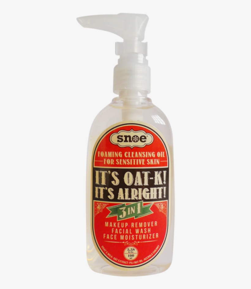 It's Oat-k It's Alright Foaming Cleansing Oil - Snoe Beauty, transparent png download