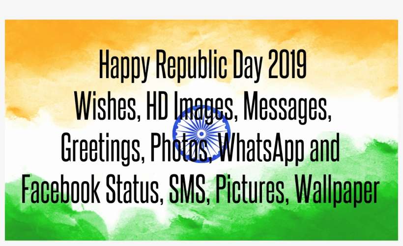 Happy Republic Day - Happy Republic Day 2019, transparent png download