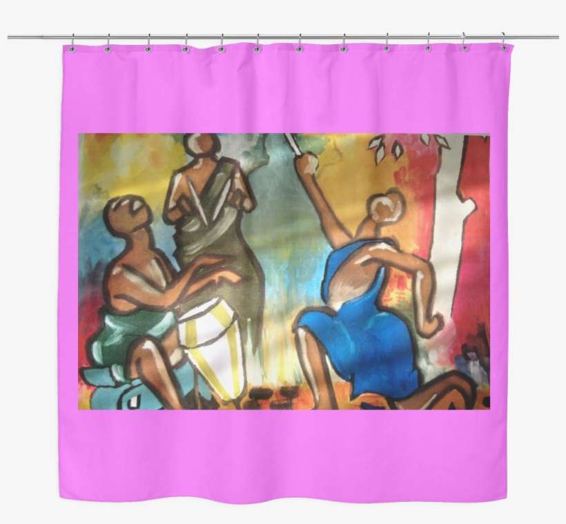 Drummer Soul Designer Shower Curtains 70" X 70" - Window Valance, transparent png download