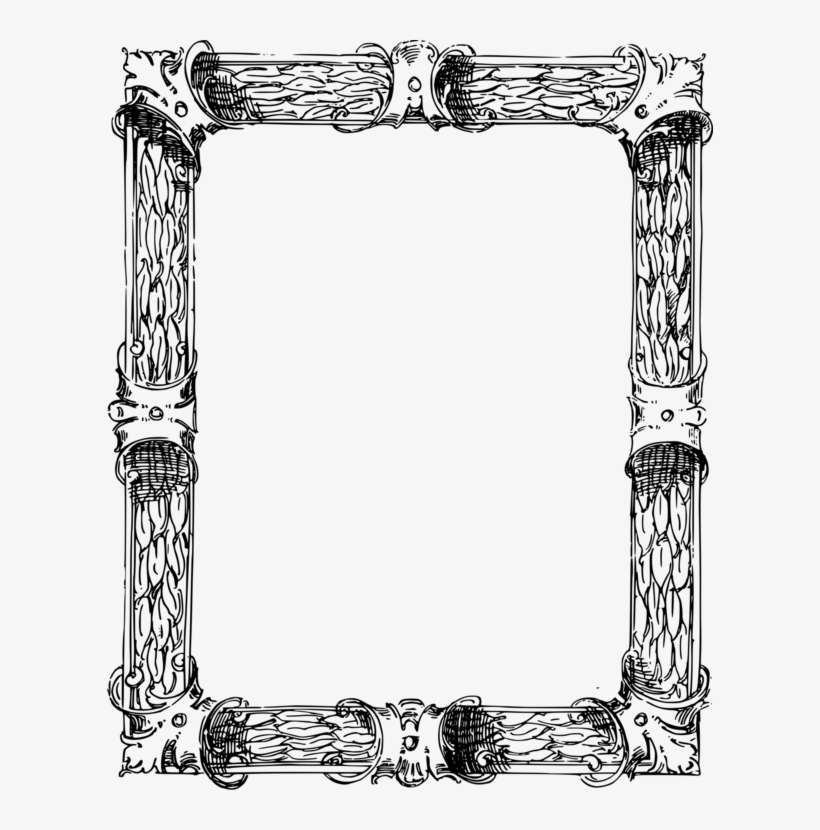 Picture Frames 2016 Audi A4 Film Frame Ornament Black - Marcos A4 Png, transparent png download