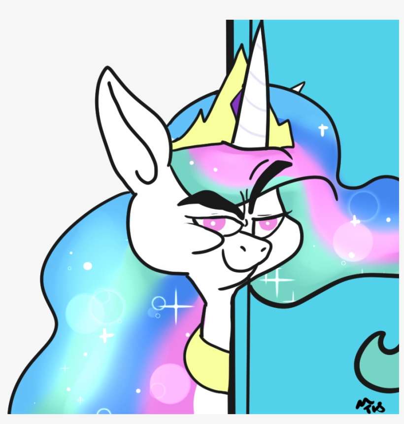 Mt, Princess Celestia, Safe, Simple Background, Solo, - Cartoon, transparent png download