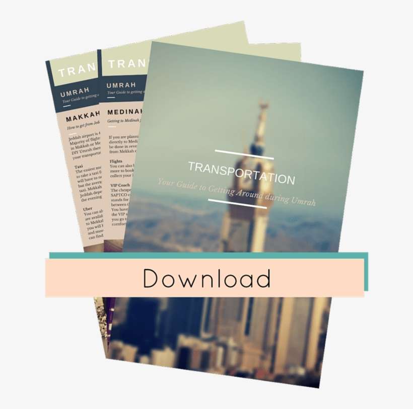 Get Your Free Umrah Transportation Guide Pdf Here - Flyer, transparent png download