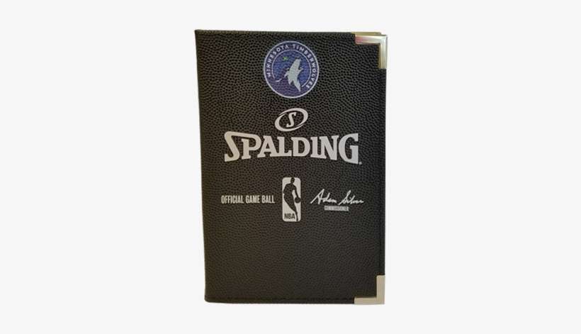 Minnesota Timberwolves Small Pebbled Black Padfolio - Label, transparent png download