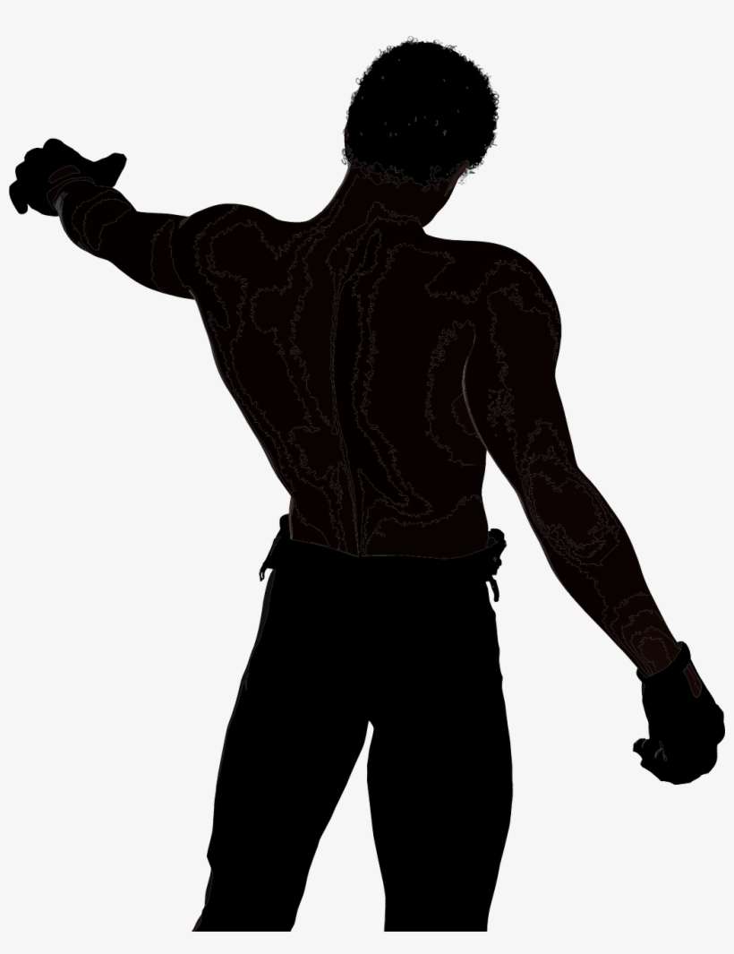 Fitness Silhouette Png - Sexy Man Silhouette Png, transparent png download