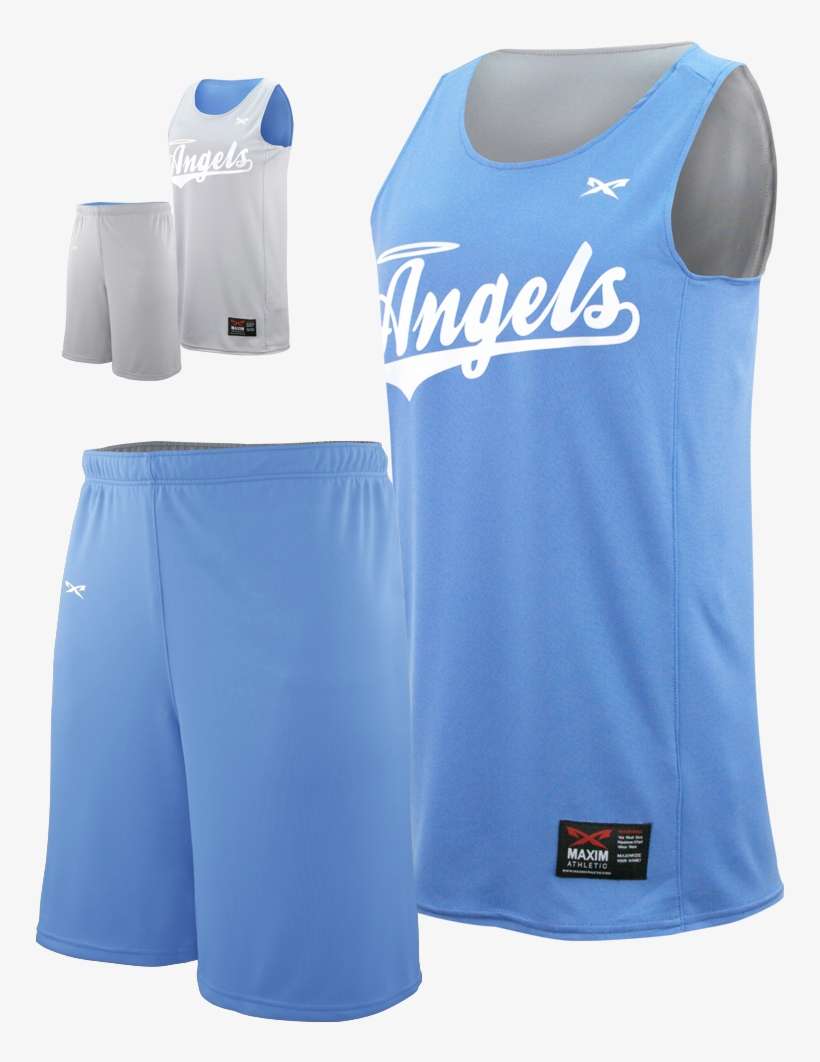 Rebound Reversible Youth Basketball Set - Basketball Team Jersey Reversible, transparent png download