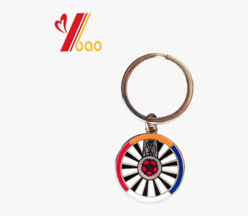 Cute Banana Chain Metal 2d/3d Keychain With Customized - Keychain, transparent png download