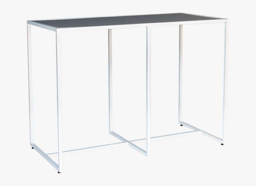 White Linear Bar Table 150 X 70 X 110cm H - Sideboard, transparent png download