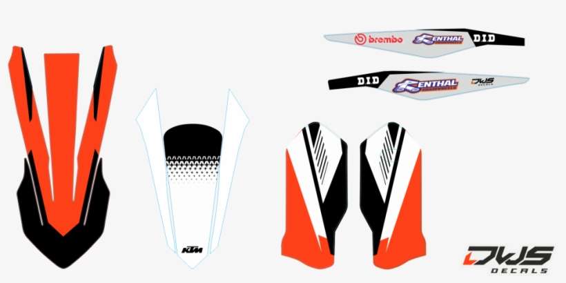 Trimset Ktm Sx-f Sx 125 150 250 350 450 2016/2018 Model - Carmine, transparent png download