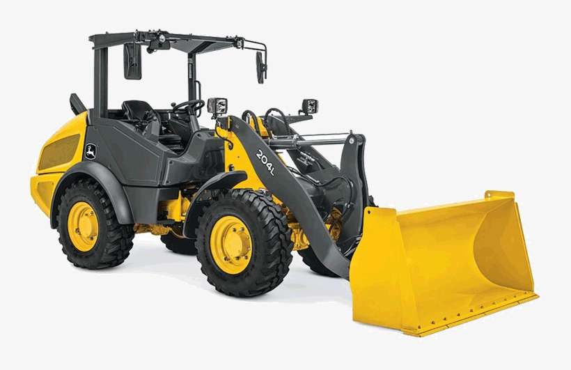 John Deere Loader Heavy Machinery - Construction Tractor, transparent png download