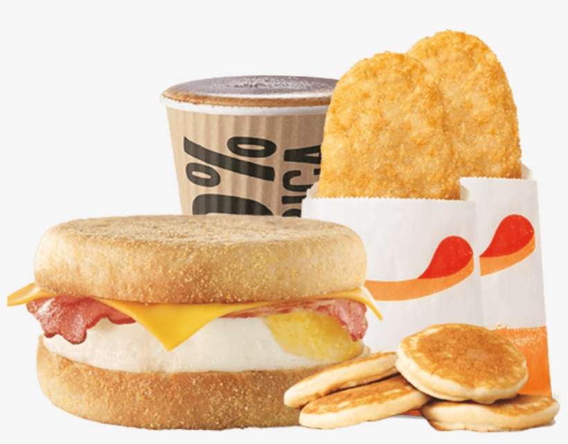 Bacon & Egg Muffin Super Stunner - Bacon And Egg Muffin Hungry Jacks, transparent png download