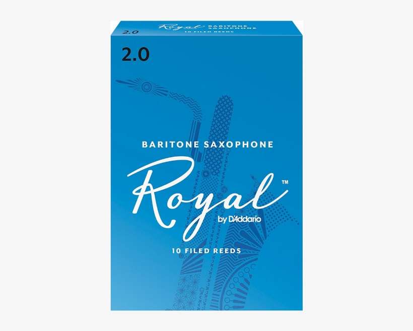 Rico Royal Baritone Saxophone Reeds, 10-pack Strength - Multimedia Software, transparent png download