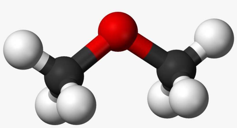 Molecules Clipart Physical Property - Dimethyl Ether, transparent png download