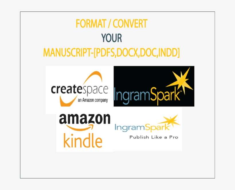 Format And Design Your Book For Kindle And Createspace - Amazon Kindle, transparent png download