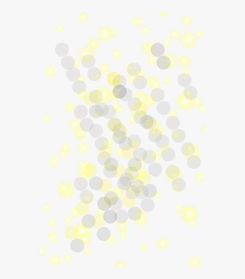 Ftestickers Effect Overlay Bokeh Yellow Gold - Circle, transparent png download