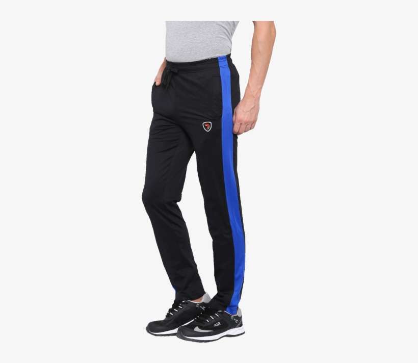 Track Pants Black And Blue, transparent png download
