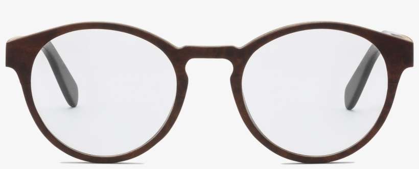 Oculos De Grau De Madeira Woodz Taylor - Green Eyeglasses Round, transparent png download