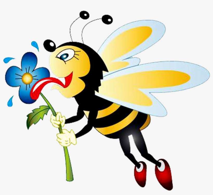 0 88135 A8e76a1d Orig Honey Bee Cartoon, Bee Clipart, - Bee Bride Vector, transparent png download