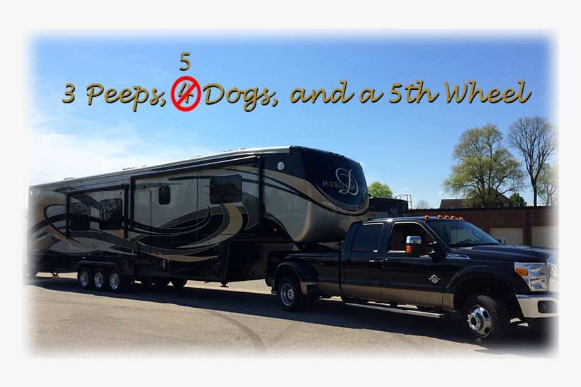 3 Peeps, 4 Dogs, And A 5th Wheel - Ford F-series, transparent png download