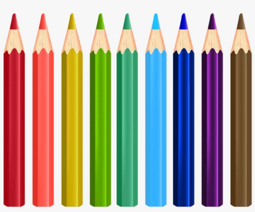 Free Png Download Colour Pencils Transparent Clipart - Colour Pencil Hd Png, transparent png download
