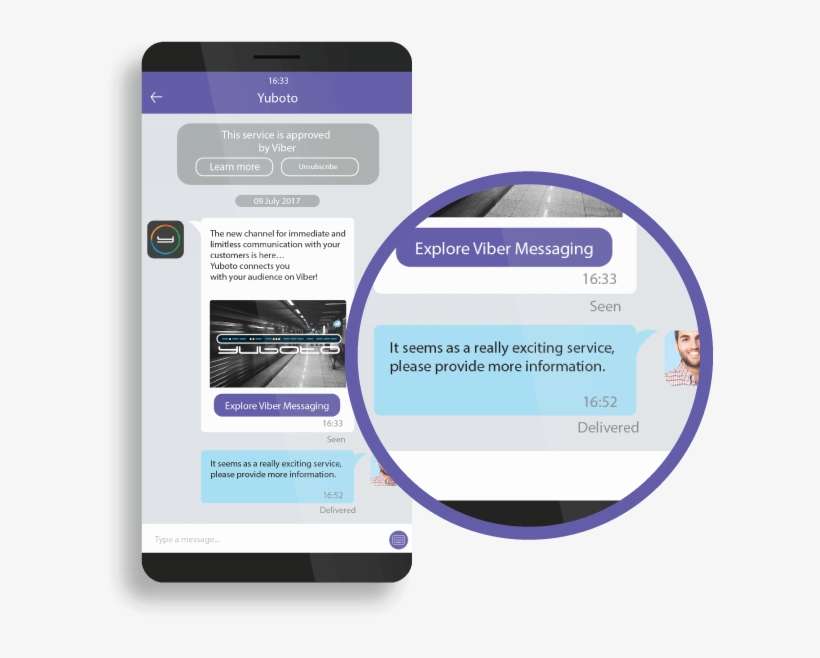 Twoway Viber Messaging - Iphone, transparent png download