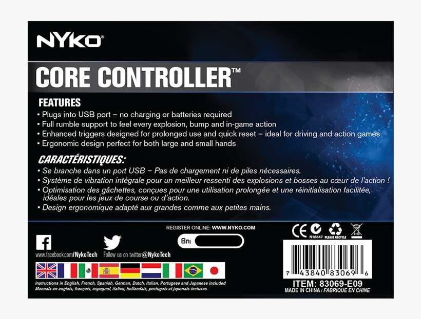 Core Controller For Playstation®3 - Poster, transparent png download
