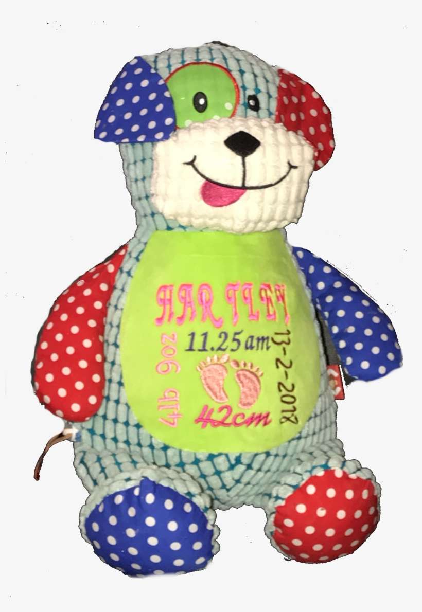 Personalised Hug Me Cubby Harlequin Dog Birth - Skirt, transparent png download