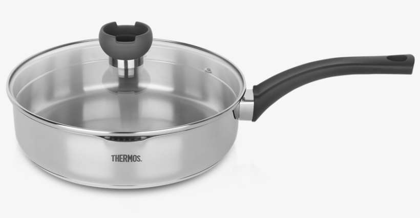 Thermos 26cm Essential Saucepan With Lid - Sauté Pan, transparent png download
