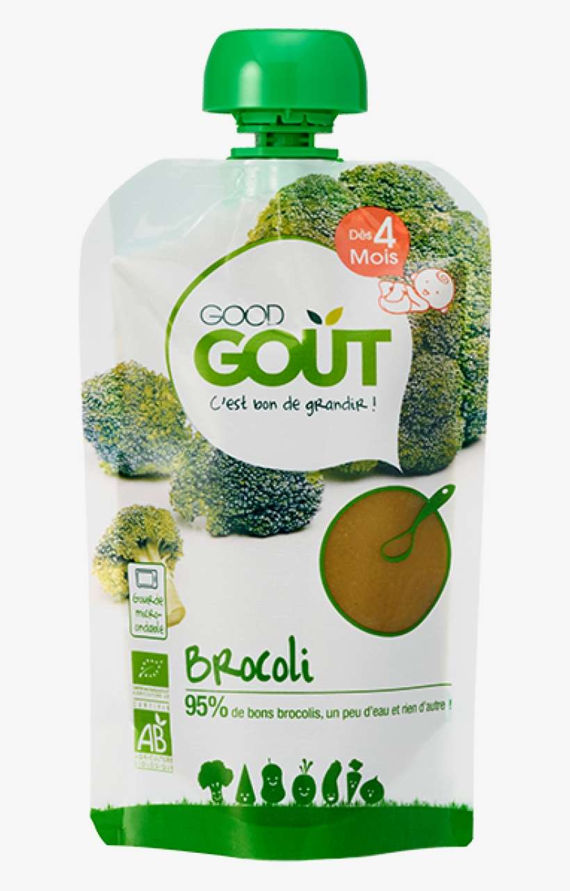 Purée De Légumes Dès 4 Mois 120g - Good Gout Compote, transparent png download