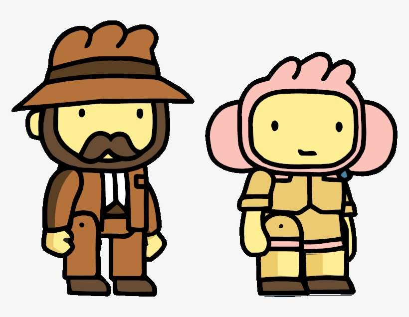 Edgar Julie - Scribblenauts Edgar, transparent png download