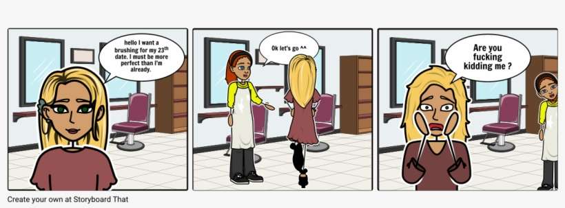 The Hairdresser Cartoon Png Image Transparent Png Free Download On Seekpng
