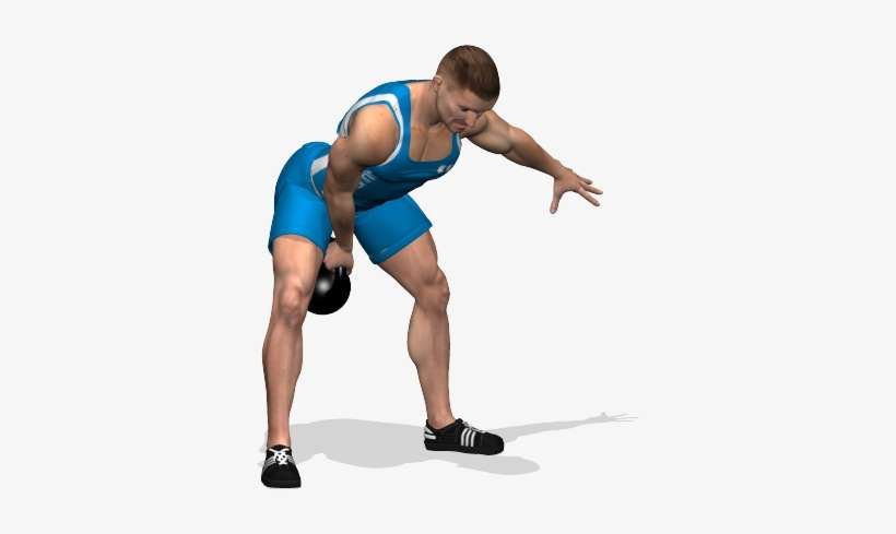 Snatch Kettlebell One Arm Involved Muscles During The - Running Across Finish Line, transparent png download