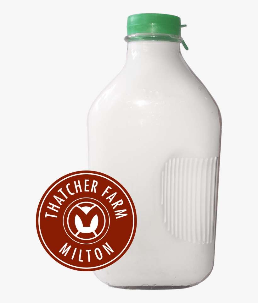 1/2 Gallon Fat Free - Thatcher Farm Egg Nog, transparent png download