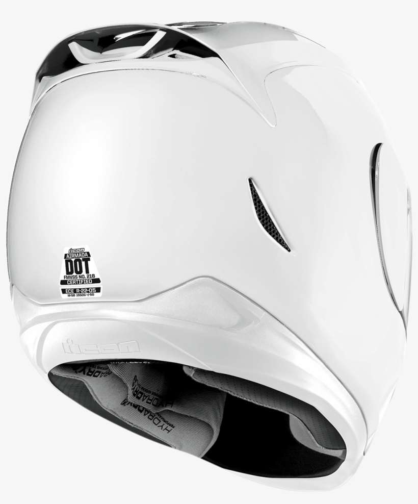 Motorbike Helmet Icon Png - Airmada Helmet White, transparent png download