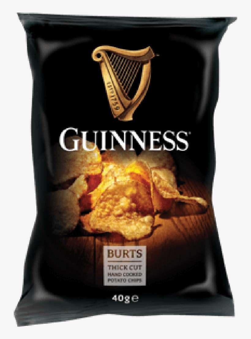 Burts Guinness Original Potato Chips 150g - Wood Pint Guinness, transparent png download