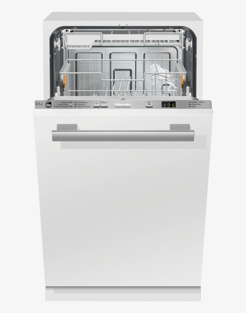 G 4780 Scvi Futura Slimline Series Dishwasher - Miele Beépíthető Mosogatógép 45 Cm, transparent png download