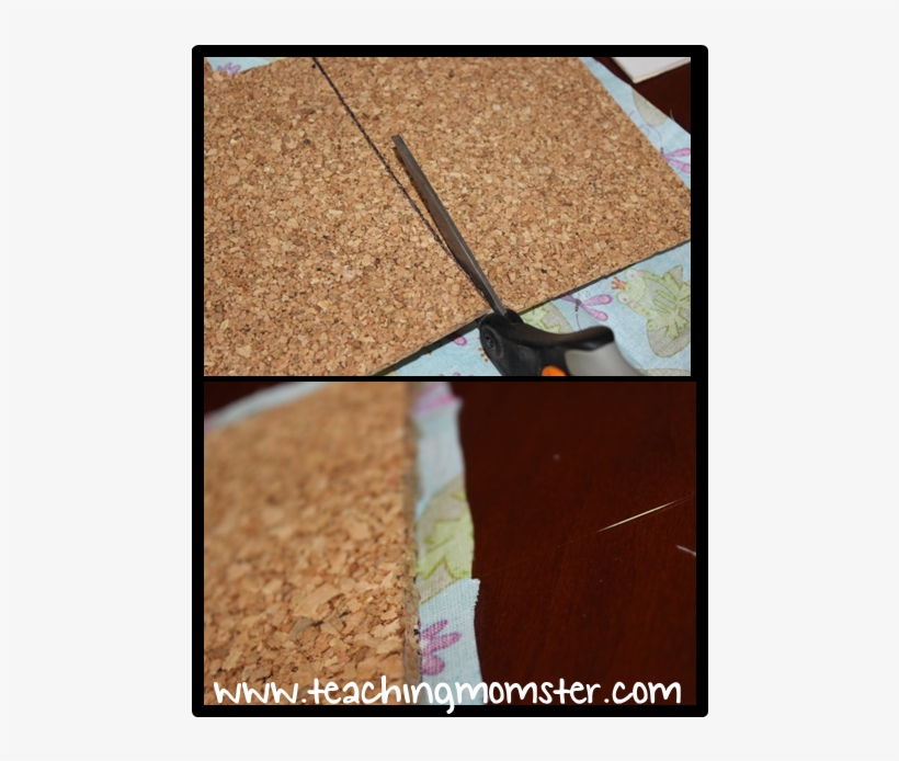 After Carefully Cutting The Cork Board, I Used It As - Floor, transparent png download