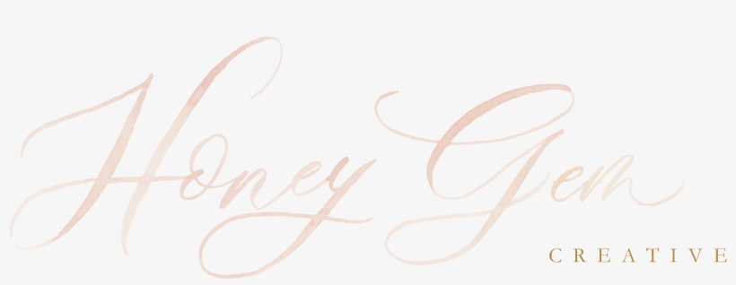Honey Gem Creative - Calligraphy, transparent png download