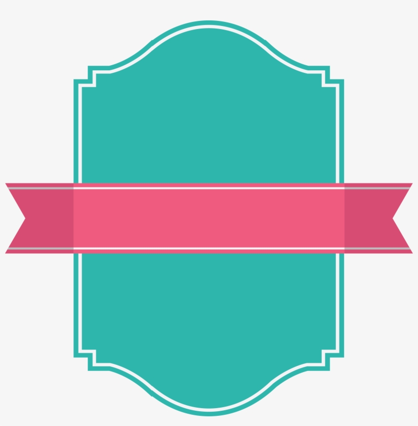Green Rectangle Badge With Pink Ribbon Banner With - Querido Pasado Gracias Por Todas Las Lecciones Querido, transparent png download