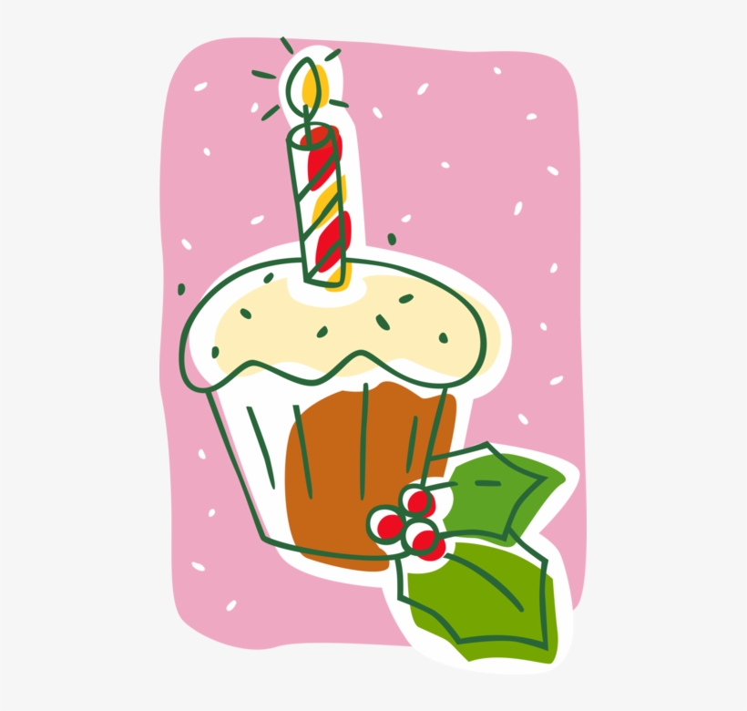 Vector Illustration Of Festive Season Christmas Sweet - Illustration, transparent png download