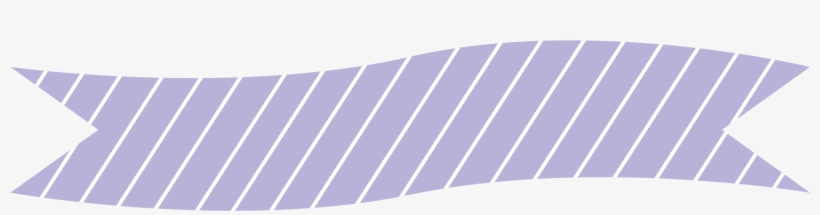 Light Blue Wave Ribbon Banner Stripes With Wedge End - Pattern, transparent png download